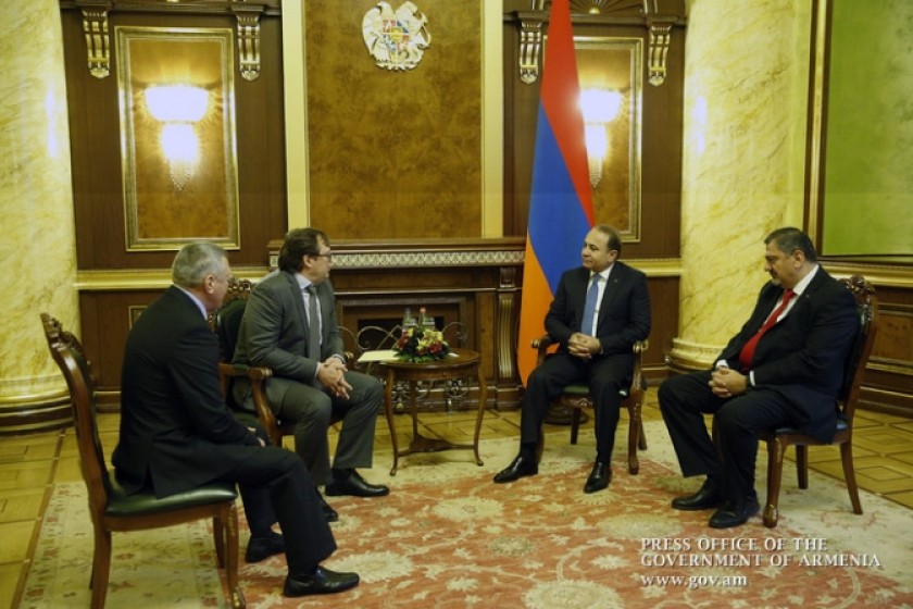 GeoProm Mining CEO Talks Biz with Amenia PM Abrahamyan