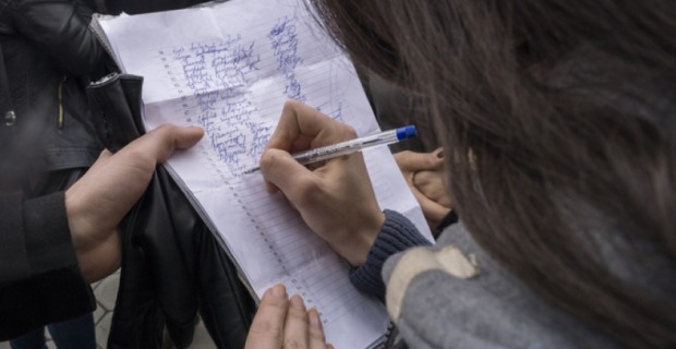Բողոքի ակցիա ի պաշտպանություն լրագրողների (լուսանկարներ)