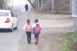 Village Has 4 Vehicles, but Garni Students Walk 6 Kilometers Every Day to School and Back