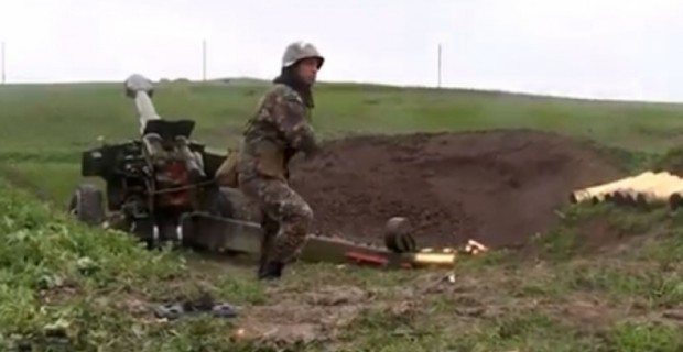 НКР, северный участок границы, 3 апреля (видео)