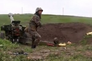 НКР, северный участок границы, 3 апреля (видео)
