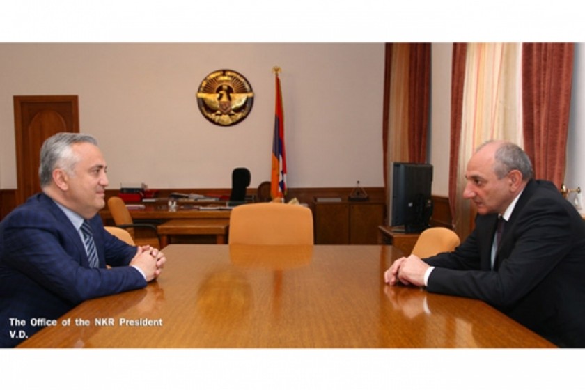 Բակո Սահակյանն ընդունել է ԿԲ նախագահ Արթուր Ջավադյանին