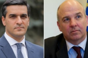 Armenia's HRD Discusses Azerbaijani Military Human Rights Violations with Muižnieks