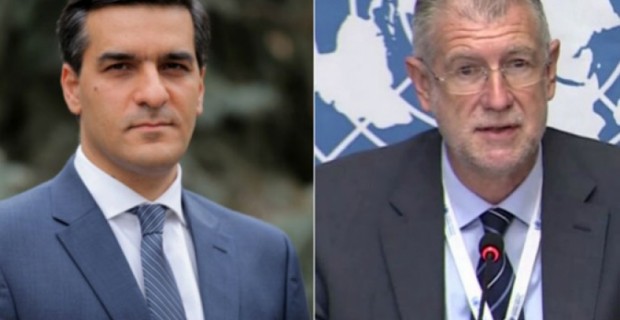Արման Թաթոյանը ՄԱԿ-ի Մարդու իրավունքների հանձնակատարի
գրասենյակին է ներկայացրել Արցախի նկատմամբ Ադրբեջանի դաժանությունները