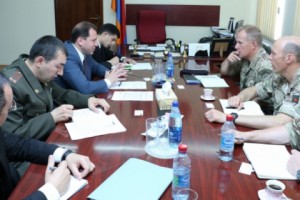 Հայաստանում է Միացյալ Թագավորության զինված ուժերի պատվիրակությանը
