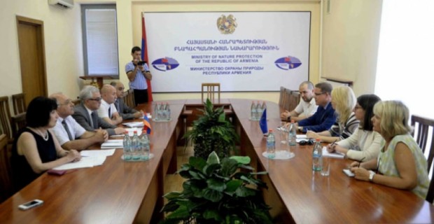 Հանդիպել են բնապահպանության նախարարության և ԵՄ պատվիրակության ներկայացուցիչները