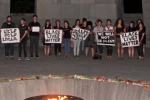 Black Lives Matter Solidarity at the Armenian Genocide Memorial in Yerevan
