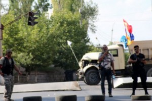 Yerevan: Authorities to Armed Group - "Hold Weapons Overhead, Turn Right...."