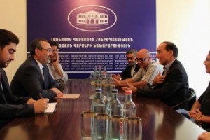 NKR Foreign Minister Received  Delegation of the Tufenkian Foundation