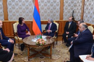 Նախագահն ընդունել է Հեռուստառադիոհեռարձակման ոլորտը կարգավորող մարմինների եվրոպական պլատֆորմի նախագահի գլխավորած պատվիրակությանը