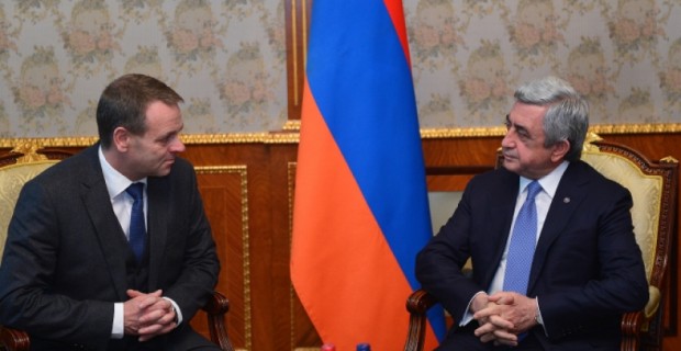 Ս. Սարգսյանն ընդունել է Եվրոպական ներդրումային բանկի փոխնախագահին