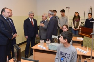Սերժ Սարգսյանն այցելել է «Քվանտ» վարժարան