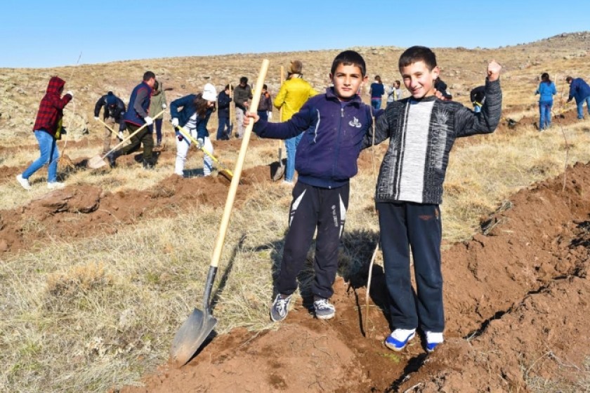 250 հազարից ավելի ծառ՝  ի նպաստ Հայաստանի և ի աջակցություն կլիմայի 
փոփոխության դեմ պայքարի