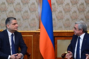 Президент Серж Саргсян принял председателя коллегии ЕЭК Тиграна Саркисяна