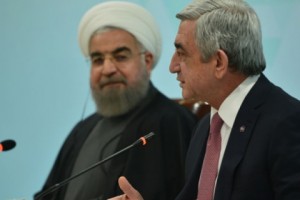 Президенты Серж Саргсян и Хасан Рохани присутствовали на бизнес-форуме Армения-Иран
