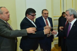 От имени Президента организован праздничный приём для представителей 
предпринимательского сообщества Армении

