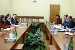 Բնապահպանության նախարարը հանդիպել է Գերմանական վերակառուցման բանկի (KWF) պատվիրակության հետ
