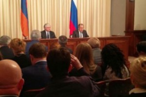 Слово министра иностранных дел Эдварда Налбандяна и ответы на вопросы в ходе пресс-
конференции с главой МИД РФ Сергеем Лавровым