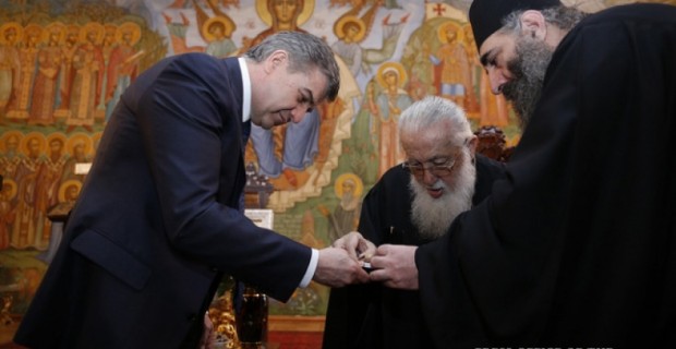 Карен Карапетян встретился с Католикосом-Патриархом всея Грузии Илией Вторым