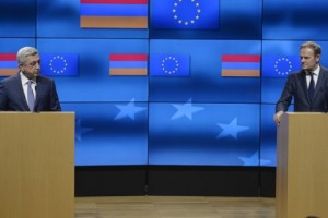 Президент Серж Саргсян встретился с Председателем Совета ЕС Дональдом Туском
