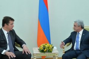 Президент Серж Саргсян принял верительные грамоты посла Сербии в Армении
