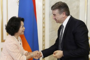 Карен Карапетян принял председателя Всемирного альянса информационных технологий и 
услуг