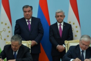 В резиденции Президента состоялись армяно-таджикские переговоры на высшем уровне
