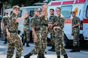Летний воинский призыв: новобранцы из Гавара, Мартуни, Вардениса