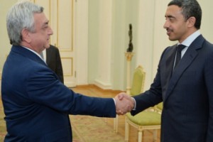 Սերժ Սարգսյանն ընդունել է ԱՄԷ արտաքին գործերի և միջազգային համագործակցության նախարարին

