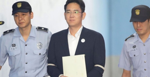 Samsung Heir Jailed for Five Years in South Korean Corruption Scandal

