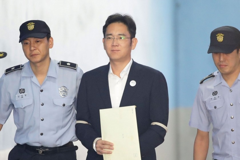 Samsung Heir Jailed for Five Years in South Korean Corruption Scandal
