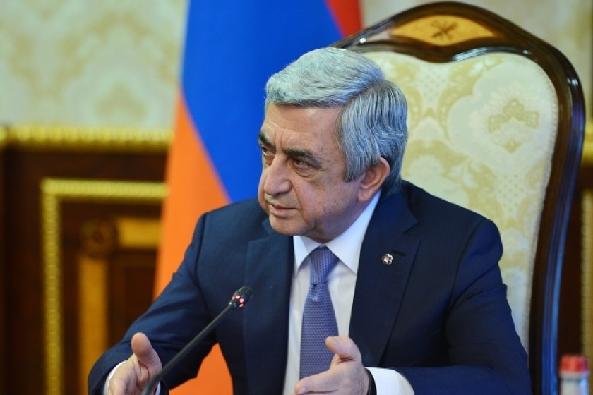 Armenian Prez Off to Ashgabat for Asian Games