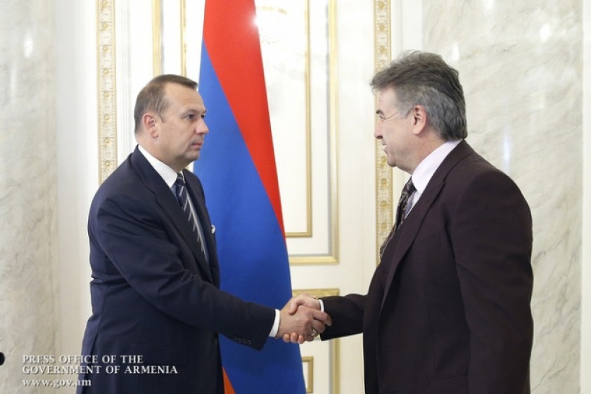 Վարչապետն ընդունել է «Ինգոստրախ» ընկերության գլխավոր տնօրենին
