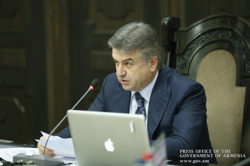 Премьер-министр РА Карен Карапетян с официальным визитом отправится в Исламскую 
Республику Иран

