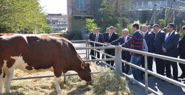 Նախագահն այցելել է «ԱրմՊրոդԷքսպո» գյուղատնտեսական ցուցահանդես