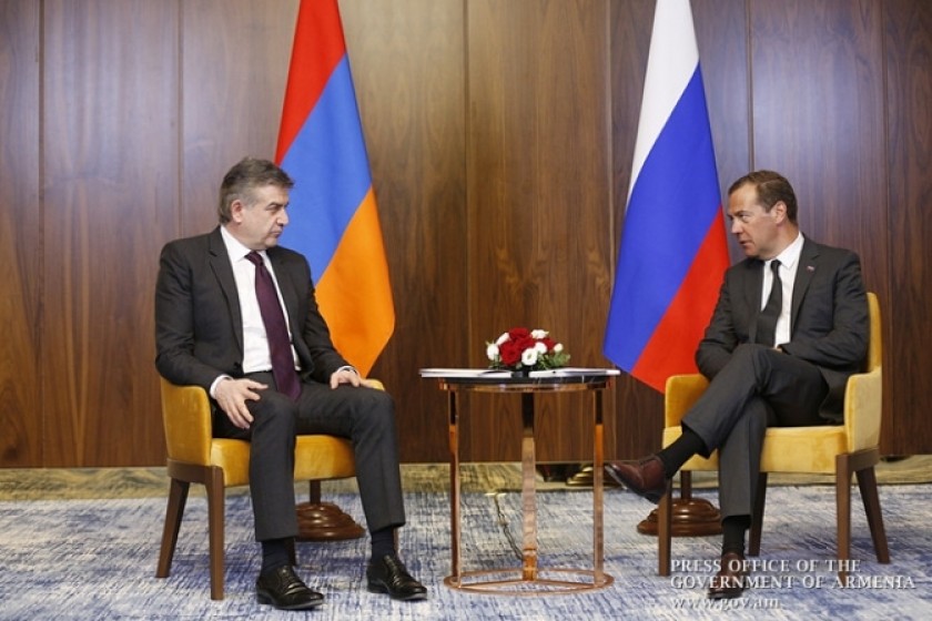 С официальным визитом в Армению прибудет Председатель Правительства Российской 
Федерации Дмитрий Медведев