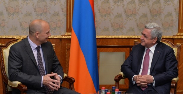 Սերժ Սարգսյանն ընդունել է ՏՏ ոլորտում համաշխարհային ներդրման համար Հայաստանի նախագահի 2017թ. մրցանակակրին