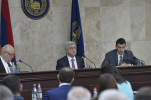 Սերժ Սարգսյանը մասնակցել է ԵՊՀ հոգաբարձուների խորհրդի տարեվերջյան նիստին