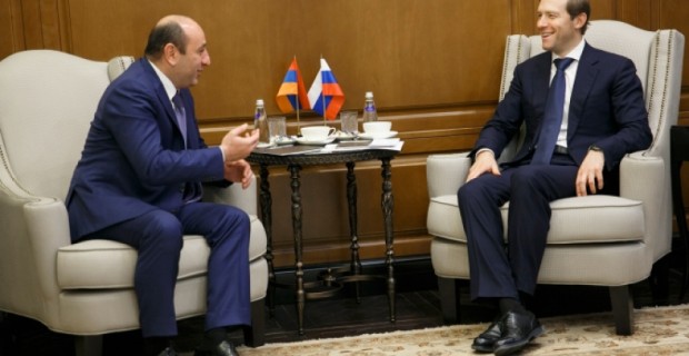 Armenian, Russian Ministers Meet in Moscow for Economic Talks