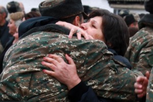 Встреча с сыновьями-солдатами