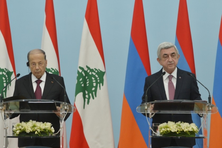 Presidents of Armenia, Lebanon, Wrap Up High-Level Talks in Yerevan
