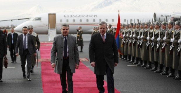 С официальным визитом в Армению прибыл Премьер-министр Грузии Гиорги Квирикашвили