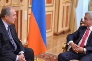 Սերժ Սարգսյանն ընդունել է Արմեն Սարգսյանին