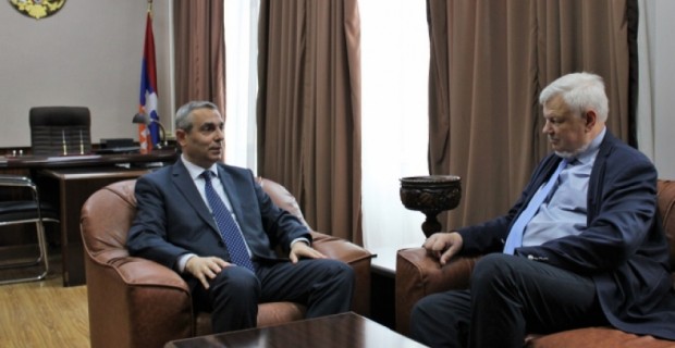 Artsakh Foreign Minister Hosts Personal Representative of the OSCE Chairperson-in-Office

