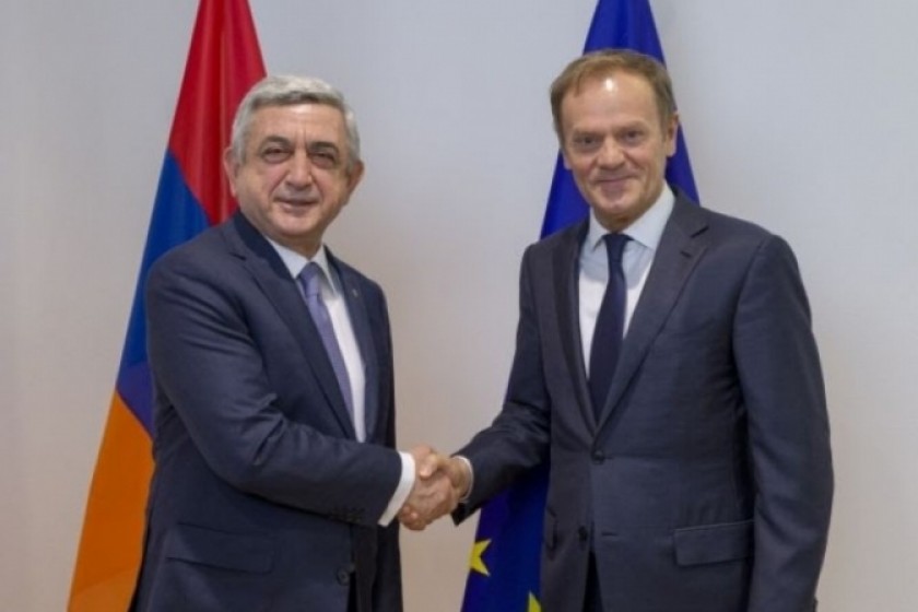 EU Officials Congratulate Serzh Sargsyan on Election as Prime Minister