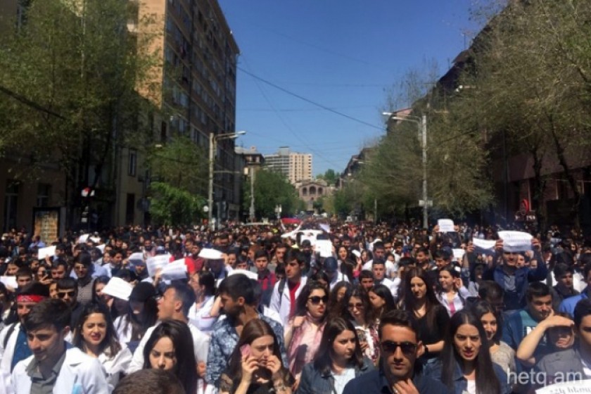 Yerevan Update:  Mass Peaceful Protests Resume (Live)
