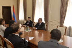 Նախագահ Արմեն Սարգսյանն ընդունել է արաբական երկրների դեսպանների