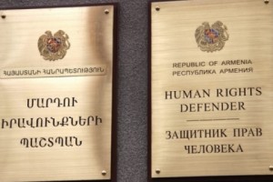 Human Rights Defender's Office Staffers Visit Garegin Chukaszyan, Now on Hunger Strike at 
Nubarshen Penitentiary
