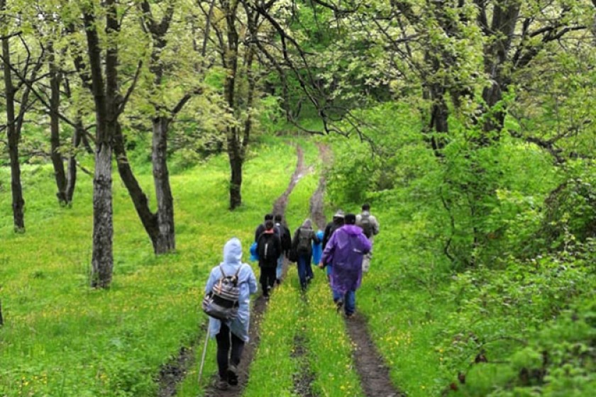 Գյուղական տուրիզմի զարգացման ծրագրով «Նեթվորք արշավներ» խումբը Նոյեմբերյանում 
էր