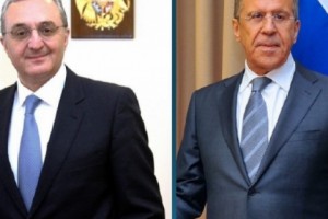 Телефонный разговор министра иностранных дел Армении Зограба Мнацаканяна с министром 
иностранных дел России Сергеем Лавровым